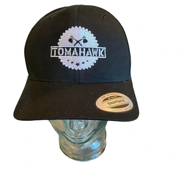snapback black tomahawk baseball hat - Picture 2 of 11